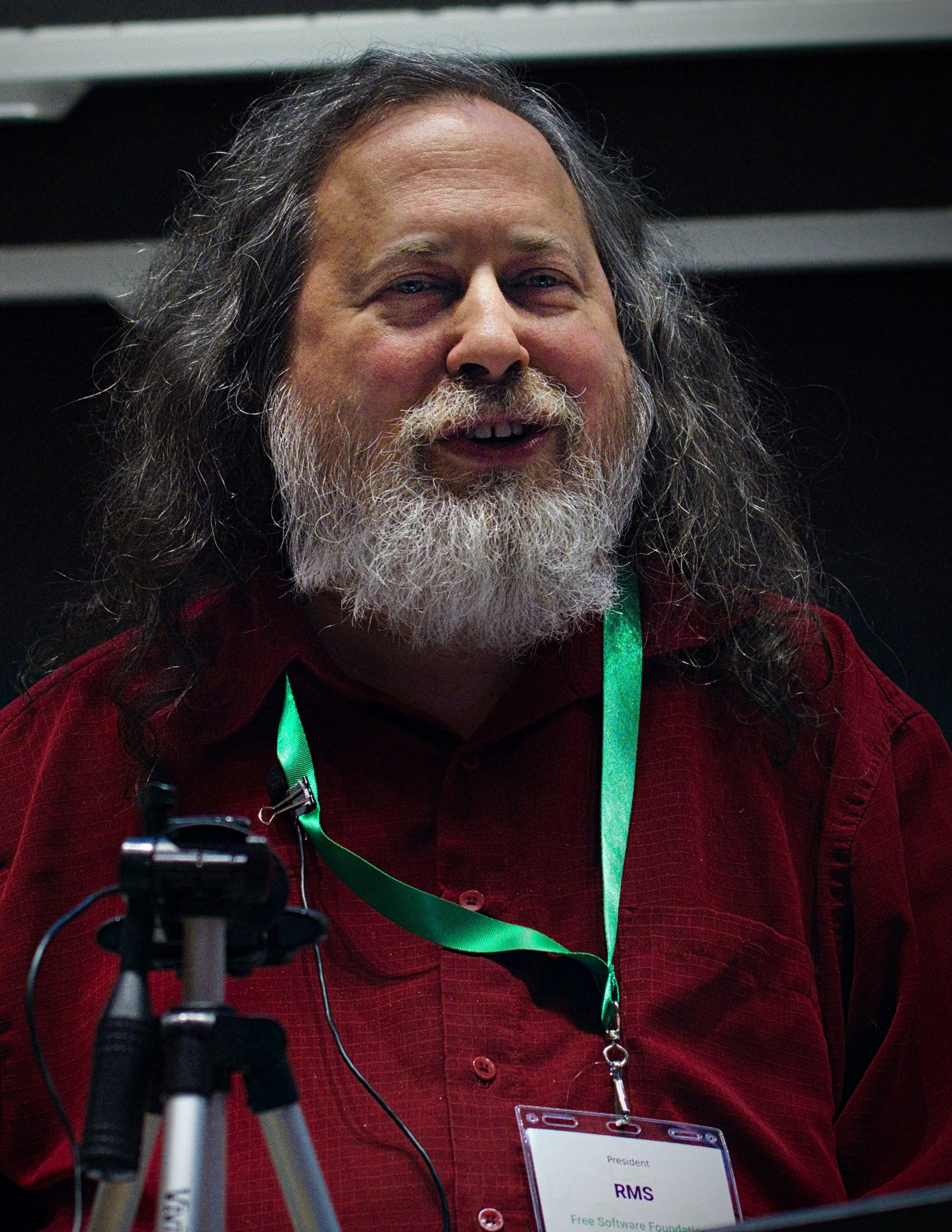 Portrait of Richard Stallman, founder of the GNU Project and the Free Software Foundation